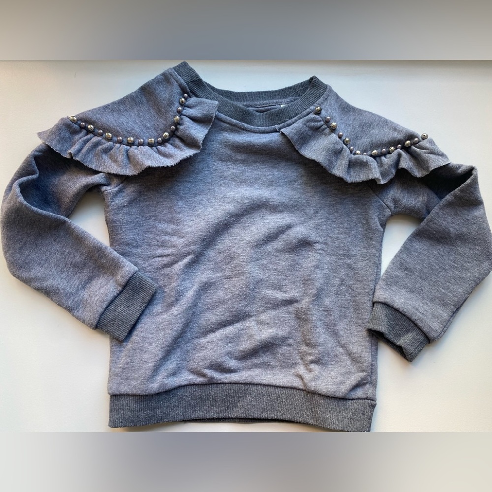 Adriano Goldschmied Kids AG Girls Grey Sweatshirt 4T